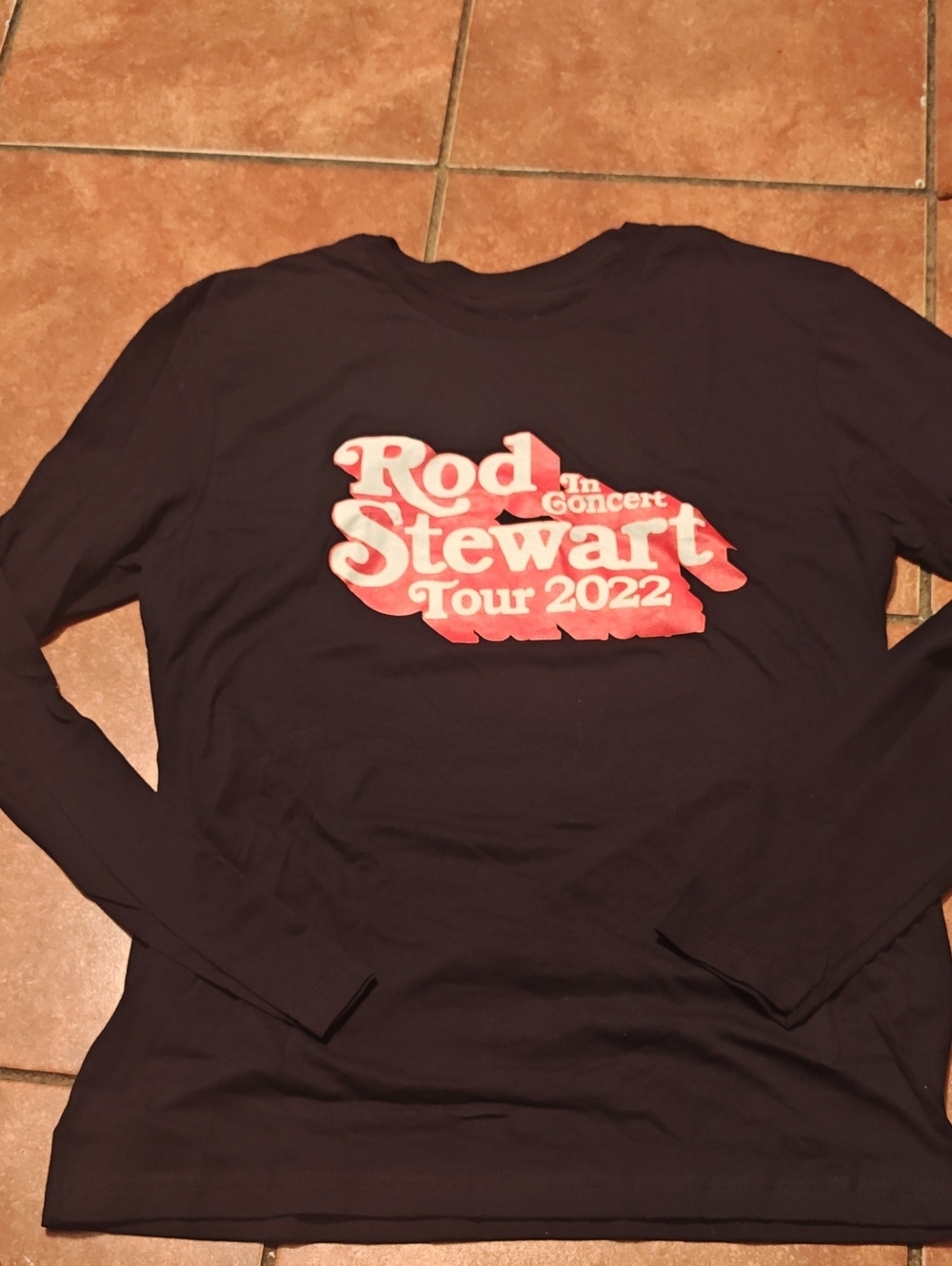 Black Rod Stewart Tour 2022 Long-Sleeve Graphic Tee